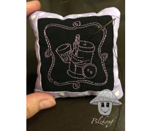 Stickserie ITH Sewing Blocks Mug Rugs oder Nadelkissen